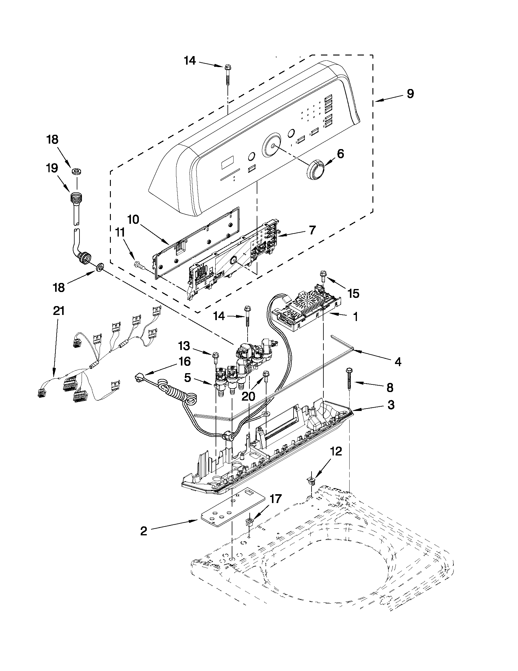Control panel parts