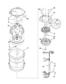 Motor, basket and tub parts