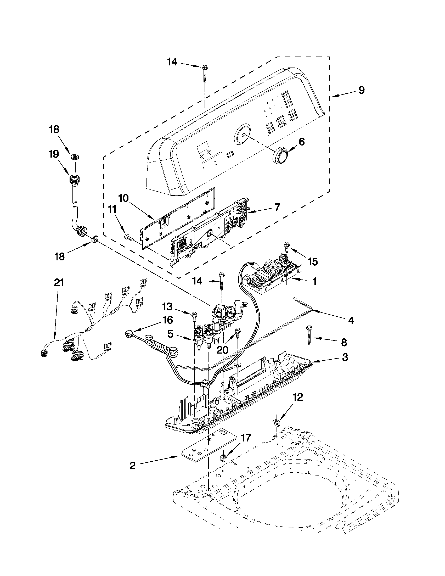 Control panel parts
