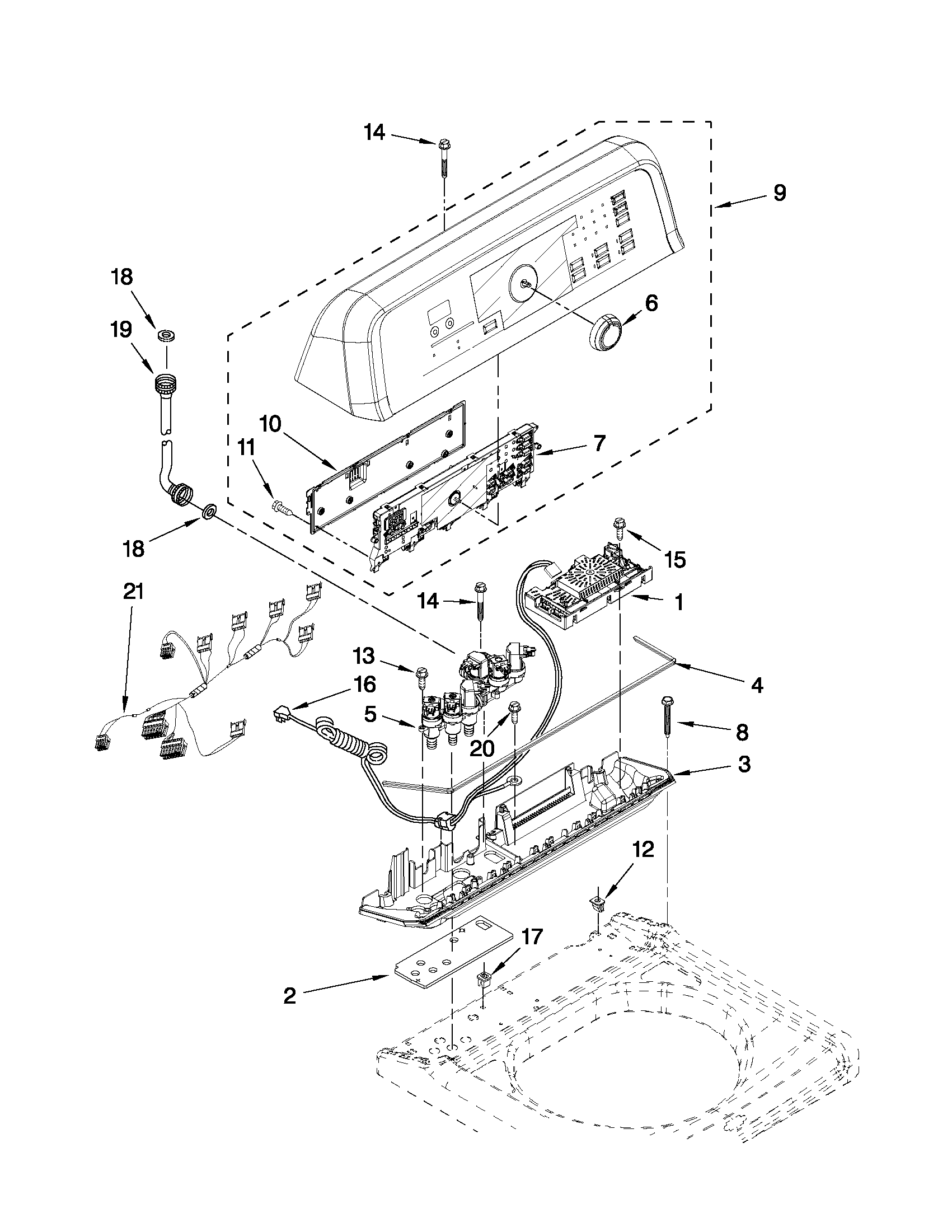 Control panel parts