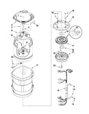 Motor, basket and tub parts