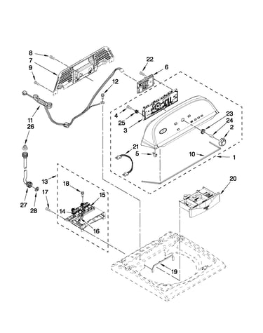 Console and dispenser parts