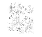 Whirlpool 7MWGD9015YW0 bulkhead parts diagram