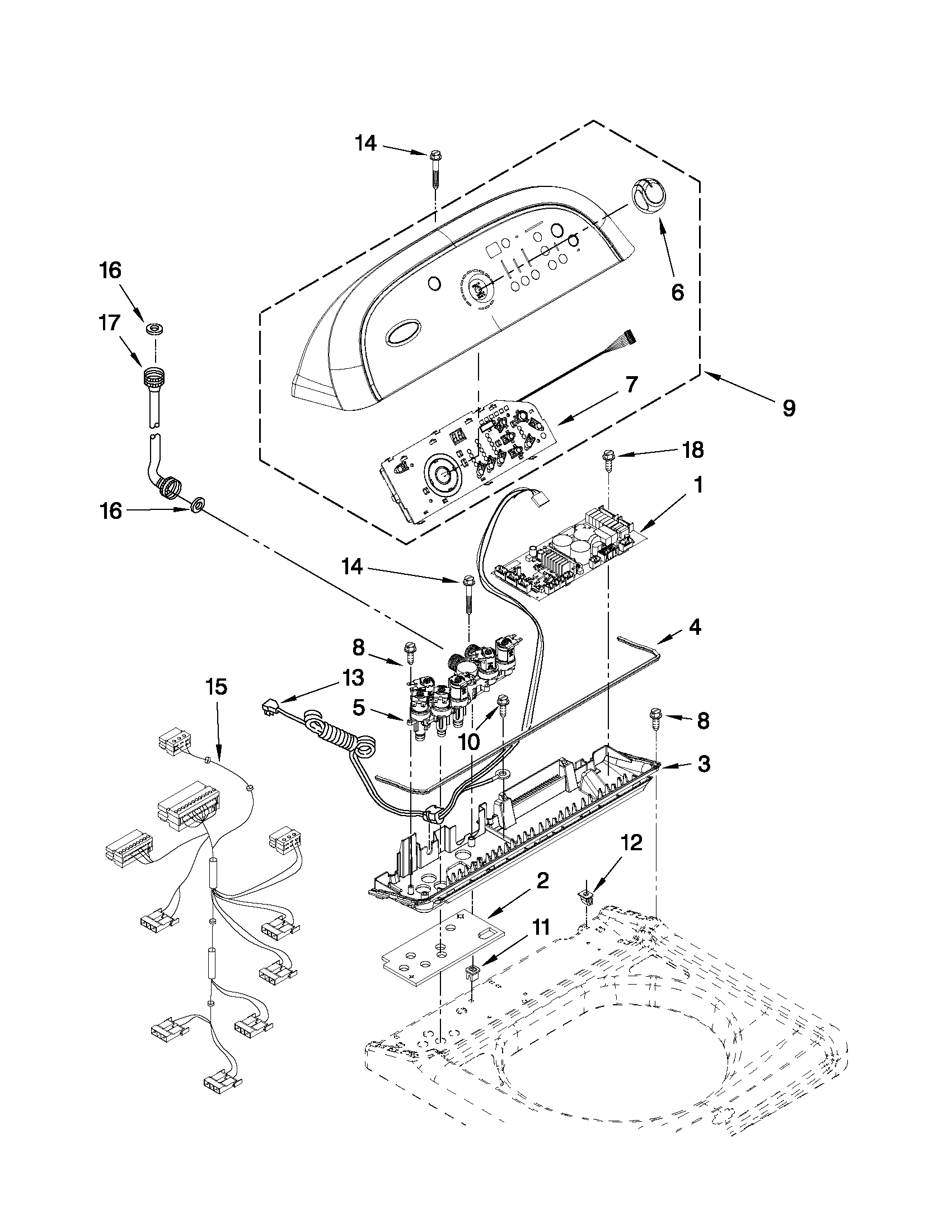 Control panel parts