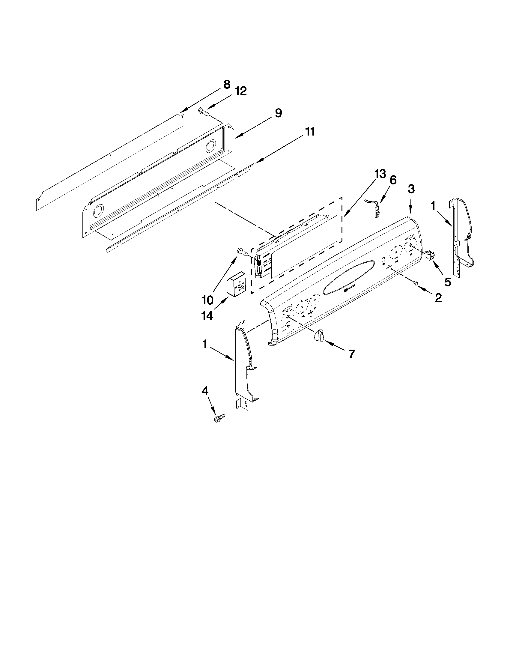 CONTROL PANEL PARTS