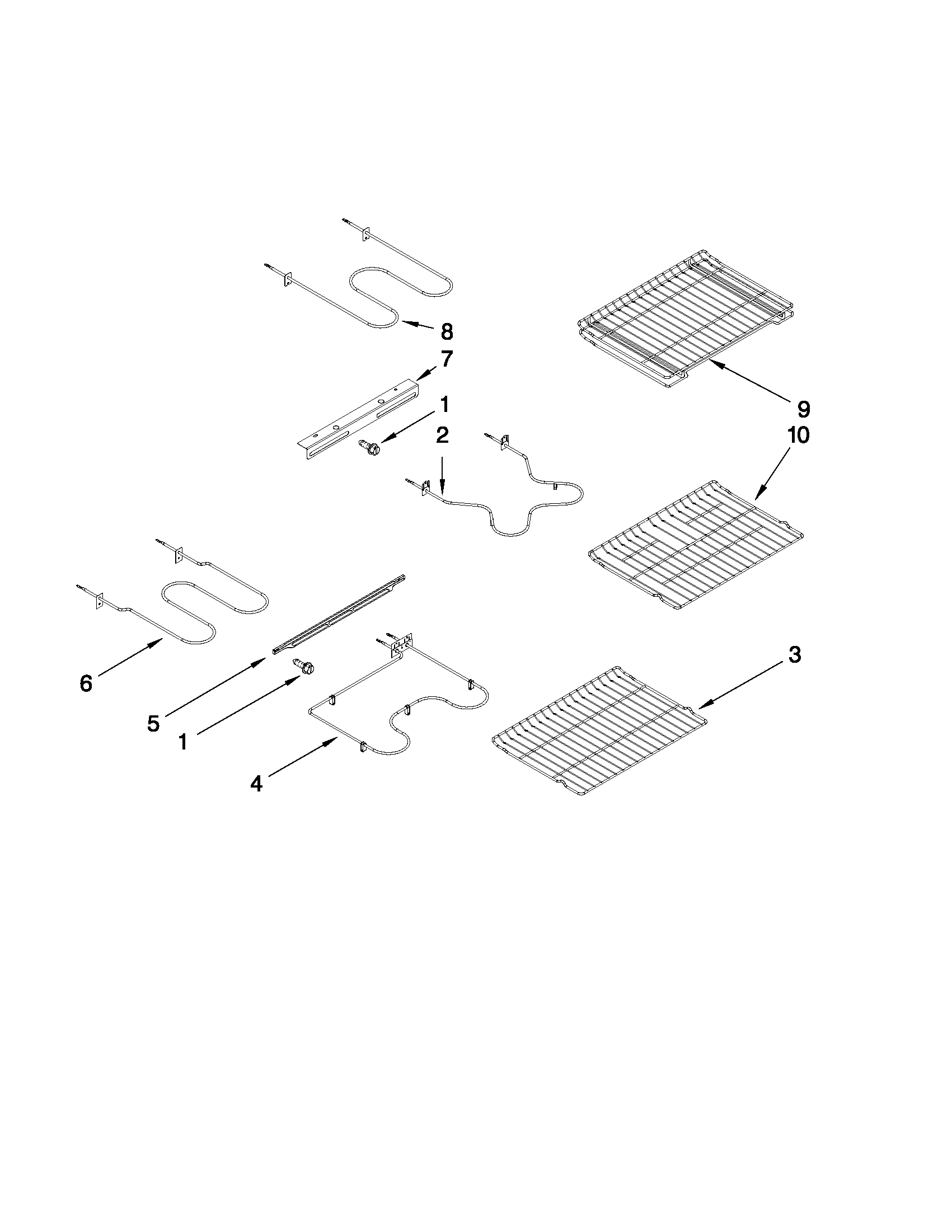 RACK AND ELEMENT PARTS