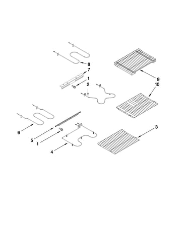 Rack and element parts