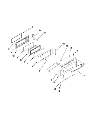 Upper door parts