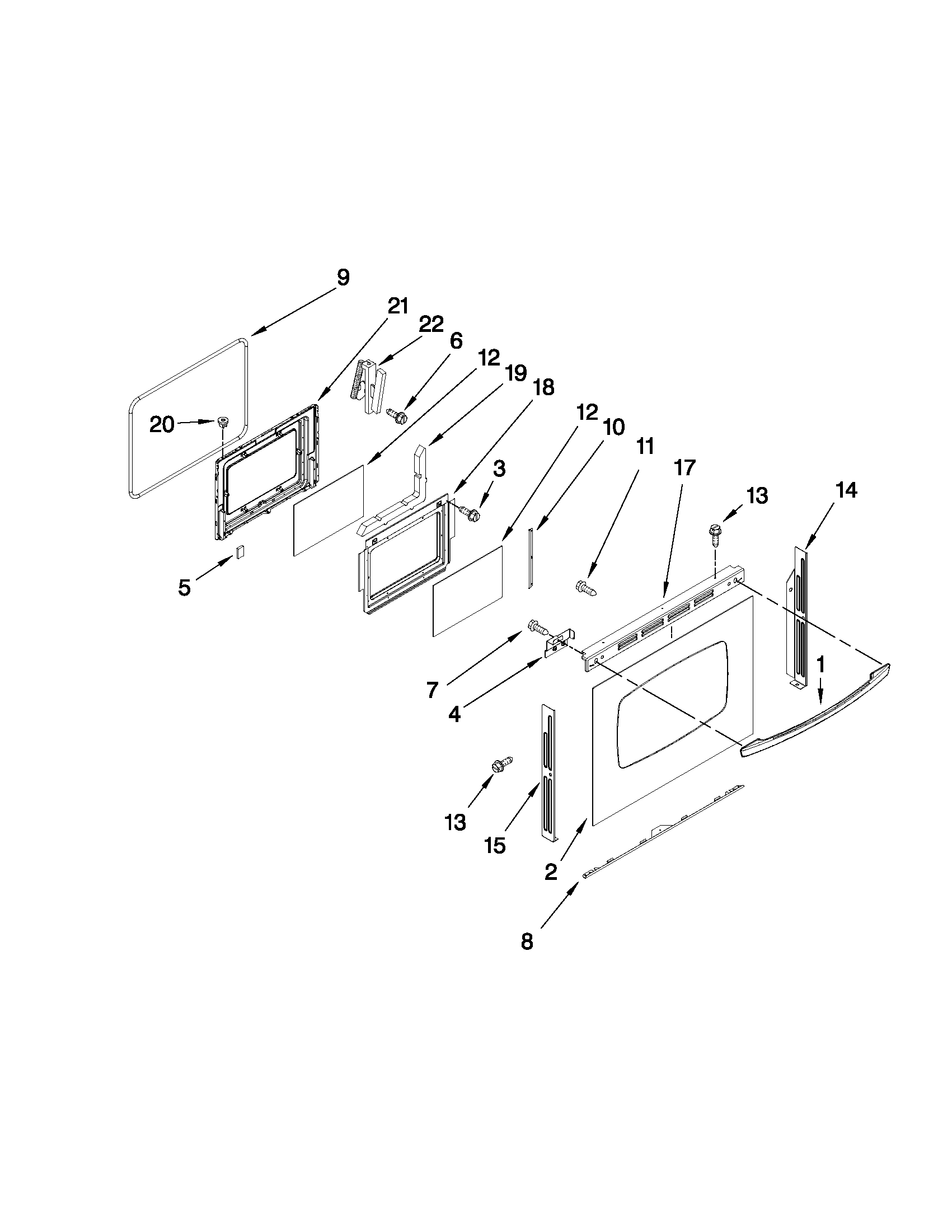 Lower door parts