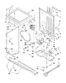 Dryer cabinet and motor parts