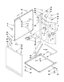 Washer cabinet parts