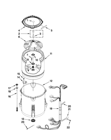 Basket and tub parts