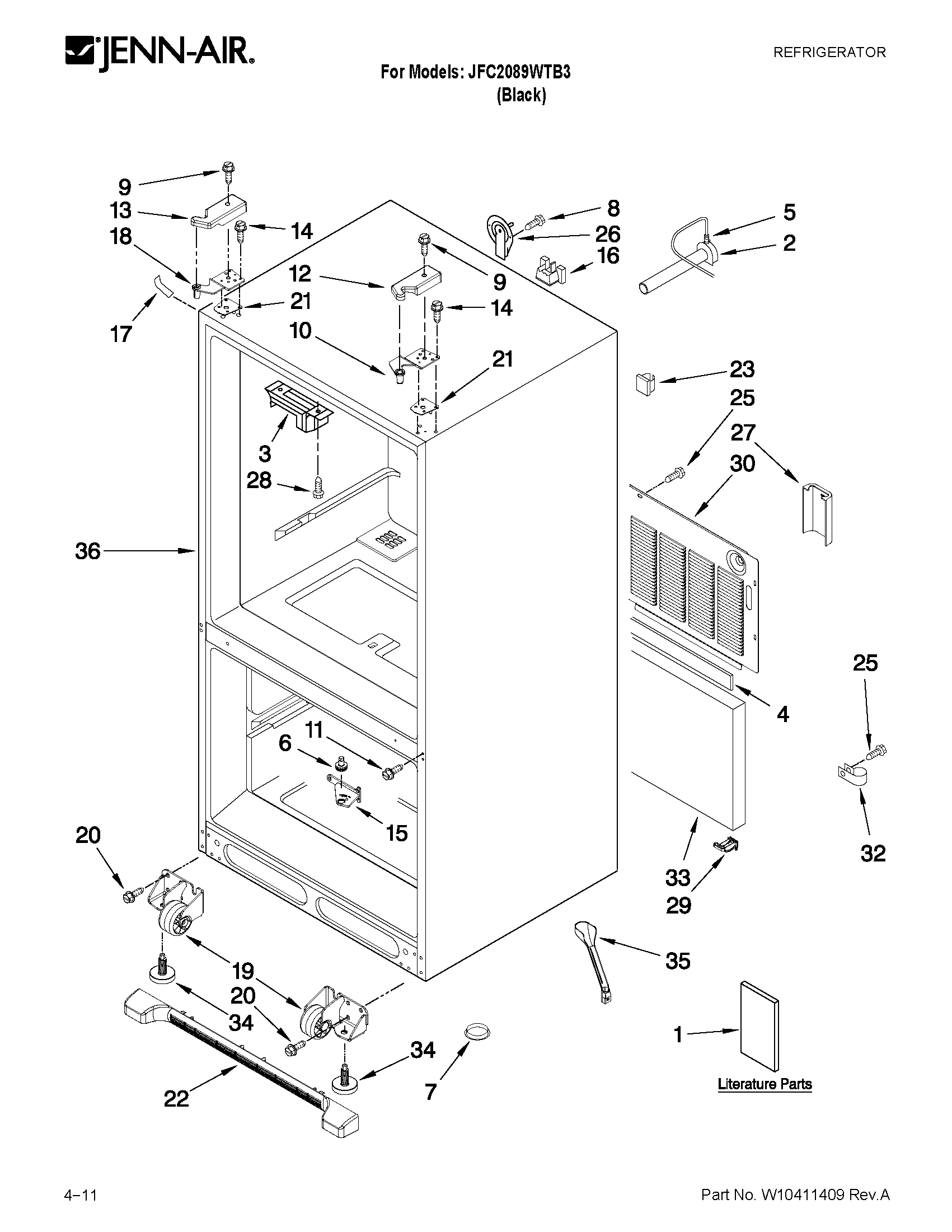 Cabinet parts