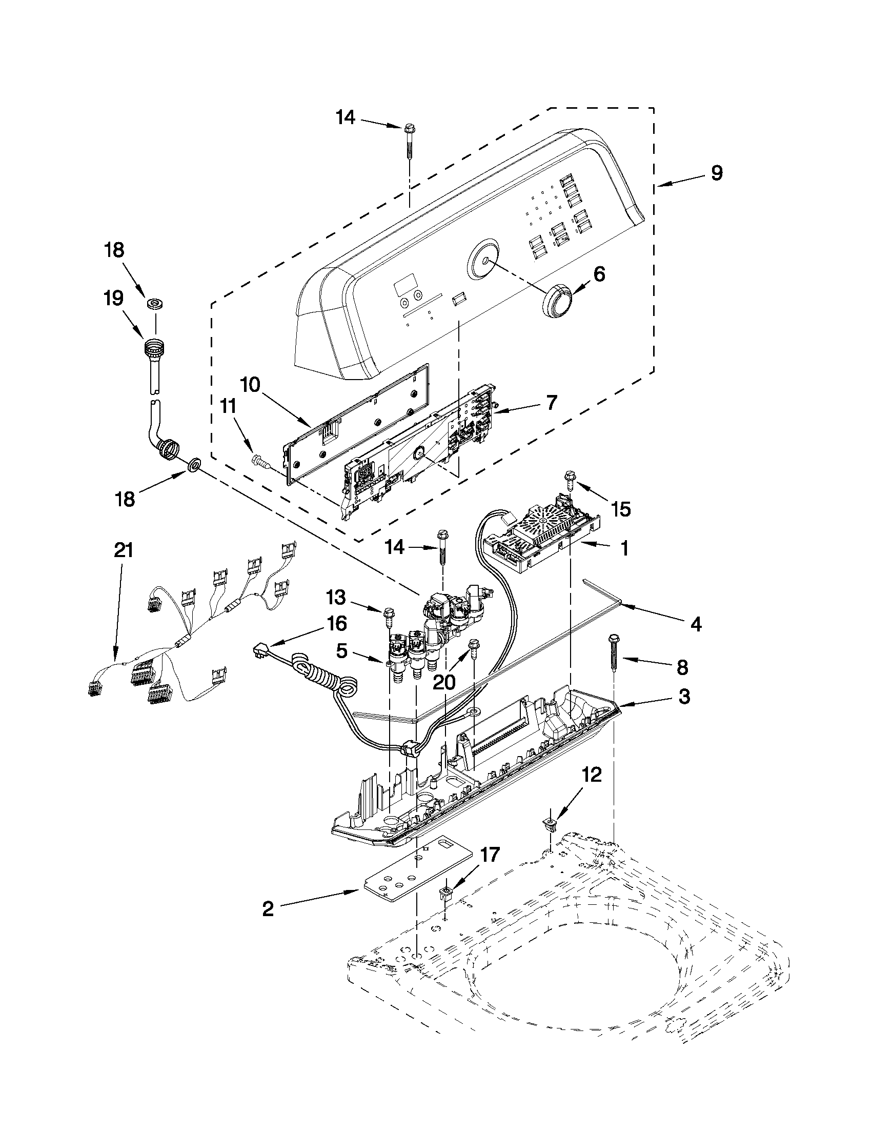 Control panel parts