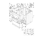 Whirlpool WED5700XL0 cabinet parts diagram