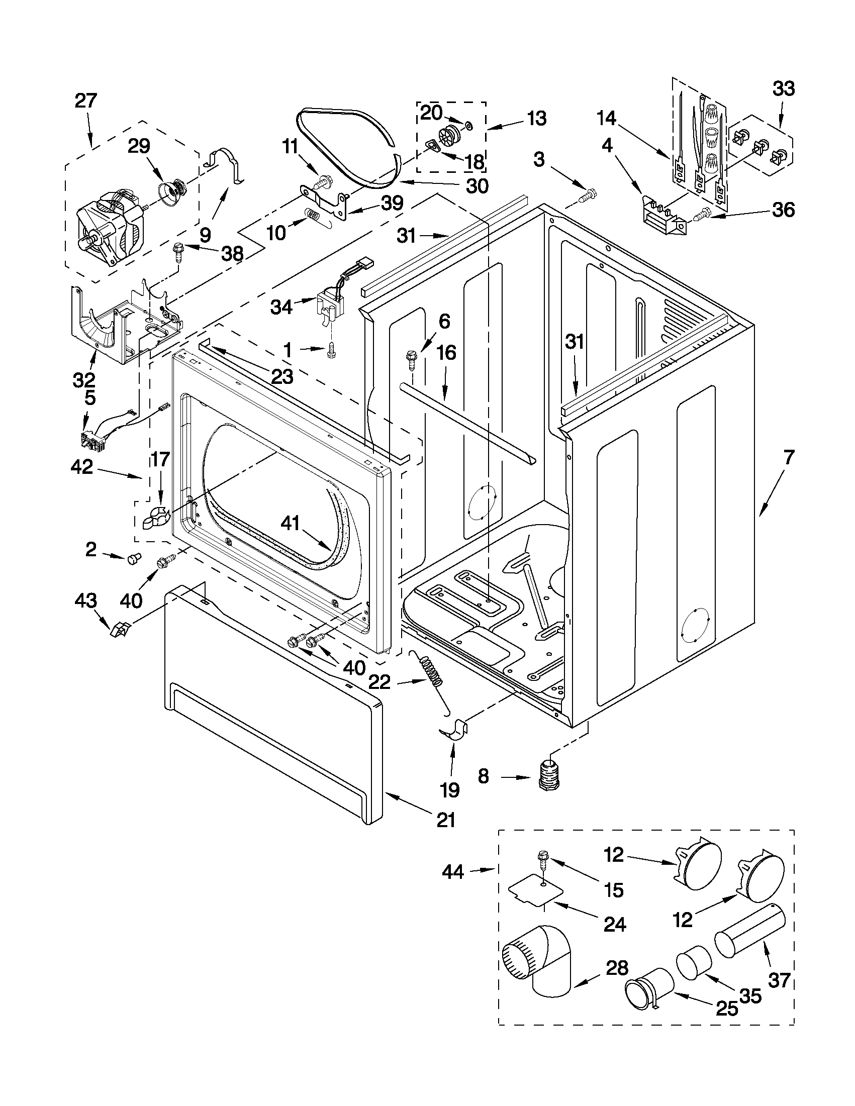 Cabinet parts