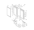 KitchenAid KBFS20EVMS6 refrigerator door parts diagram