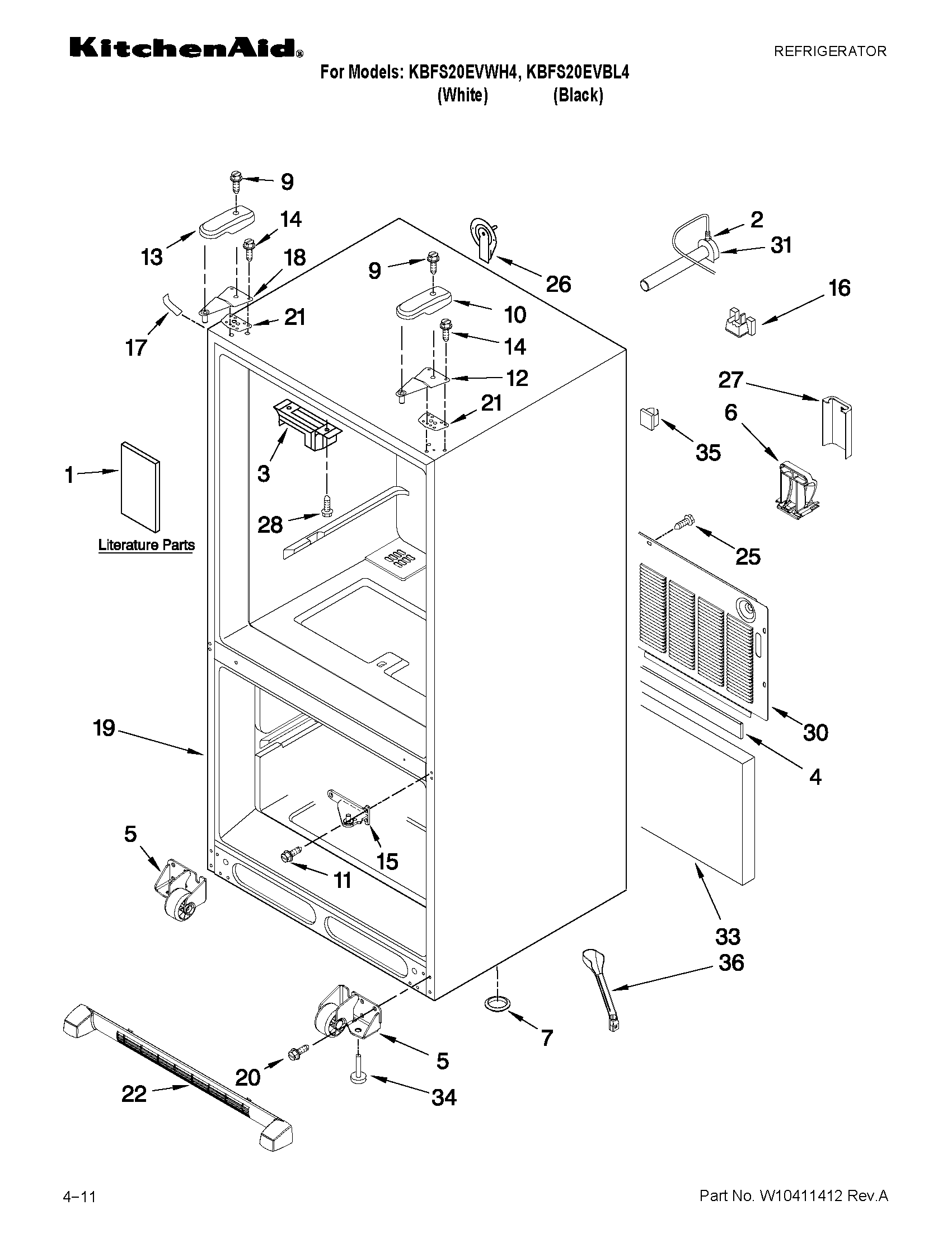Cabinet parts