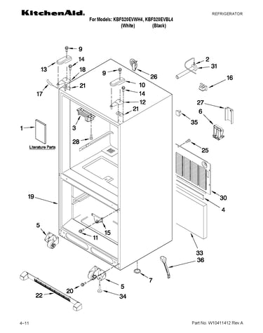 Cabinet parts