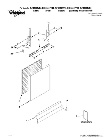 Door and panel parts