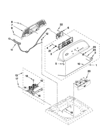 Console and dispenser parts