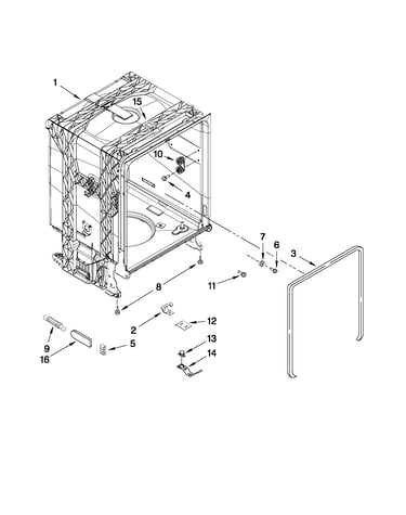 Tub and frame parts