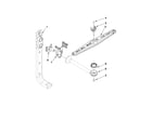 Whirlpool DP1040XTXB5 upper wash and rinse parts diagram