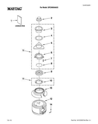 Upper housing and flange parts