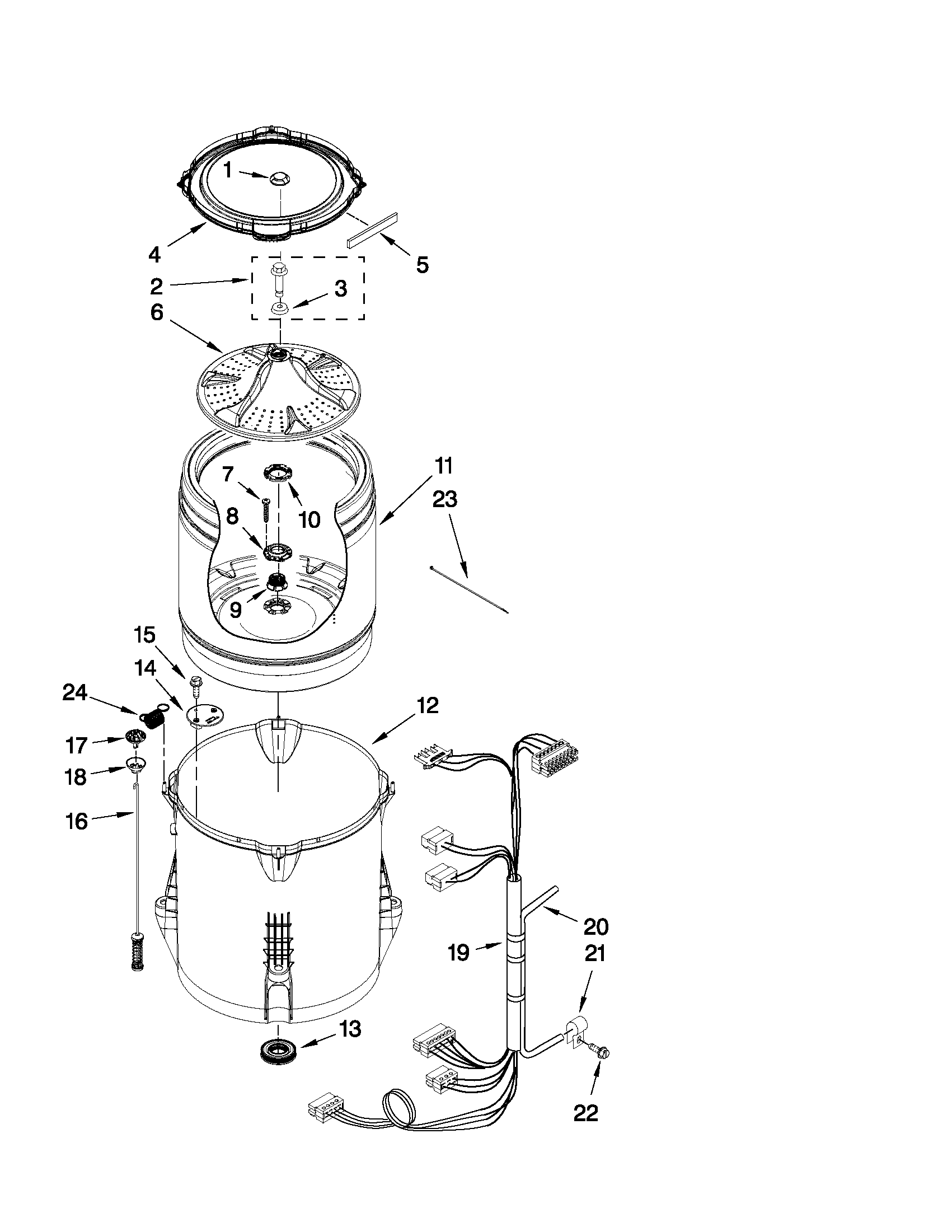 BASKET AND TUB PARTS