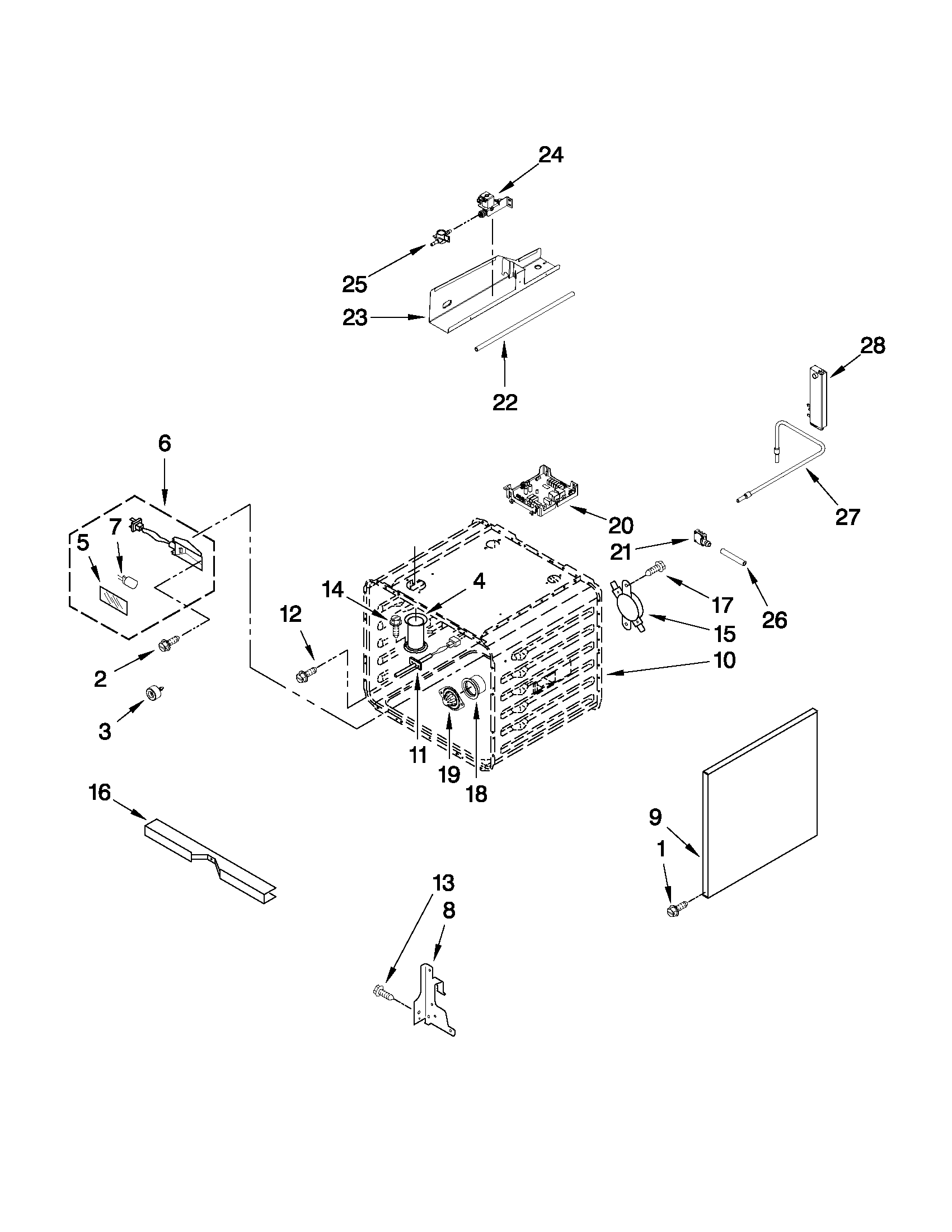 30" OVEN PARTS