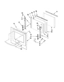 Oven door parts