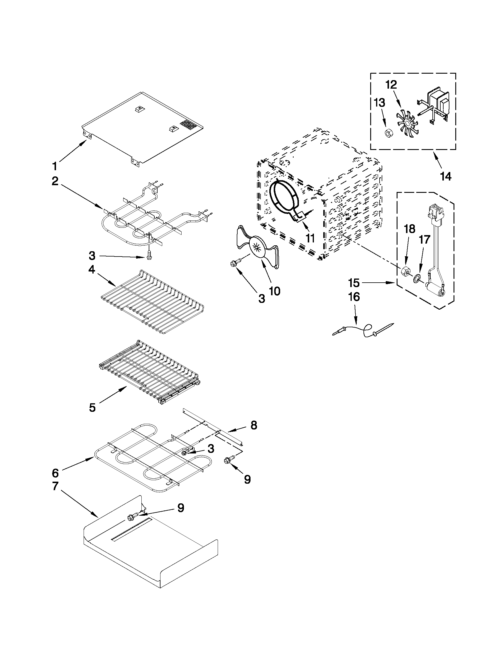 INTERNAL OVEN PARTS