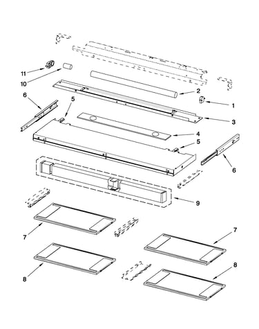 Door and control parts