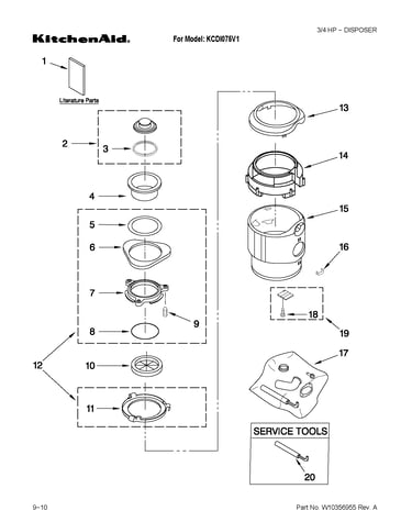 Housing and flange parts