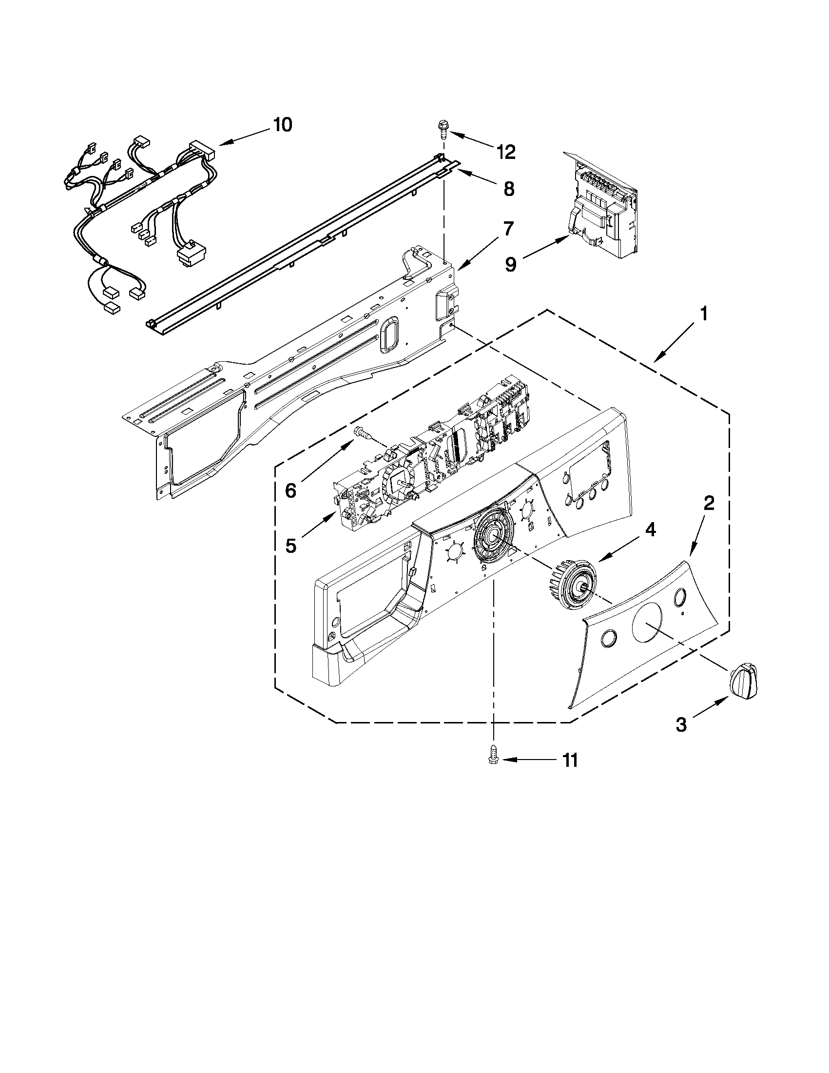 Control panel parts
