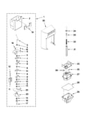 Motor and ice container parts