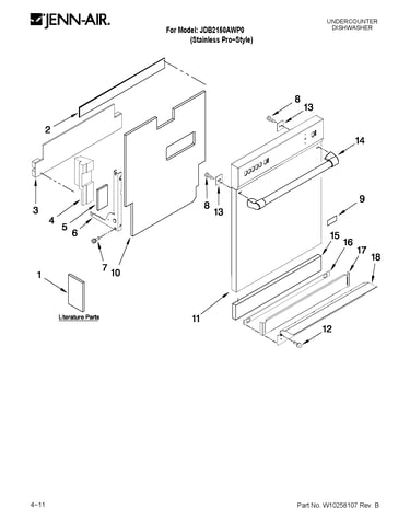 Door and panel parts