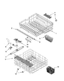 Upper and lower rack parts