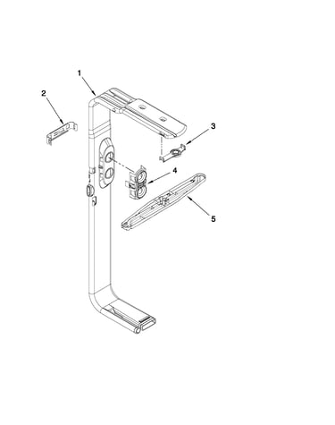 Upper wash and rinse parts