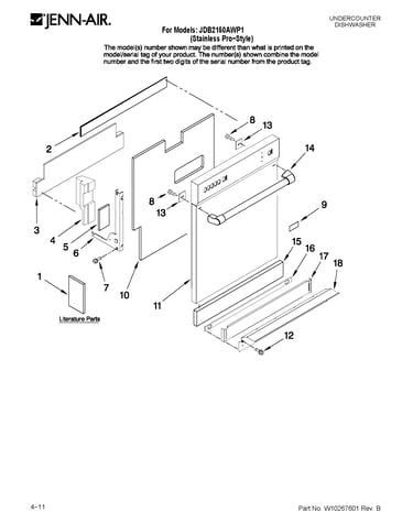 Door and panel parts
