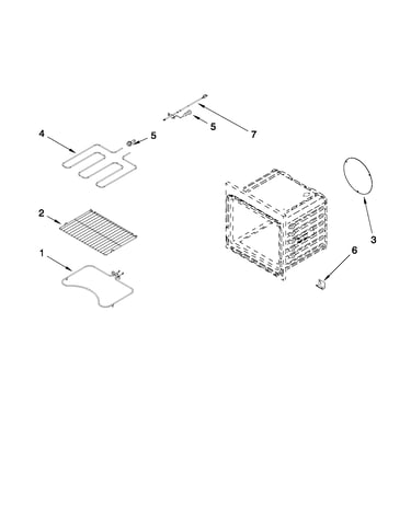 Internal oven parts