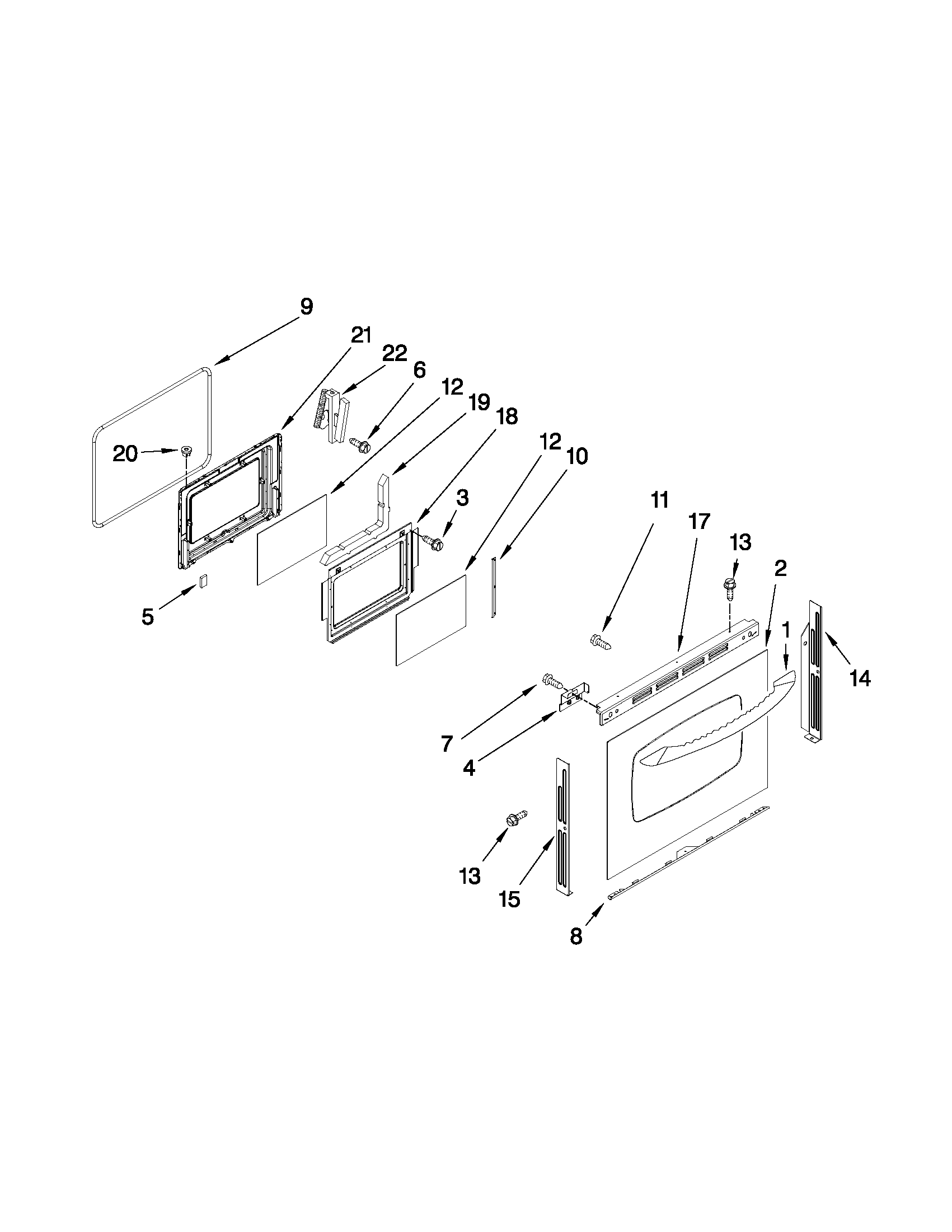 Lower door parts