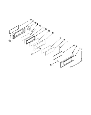 Upper door parts