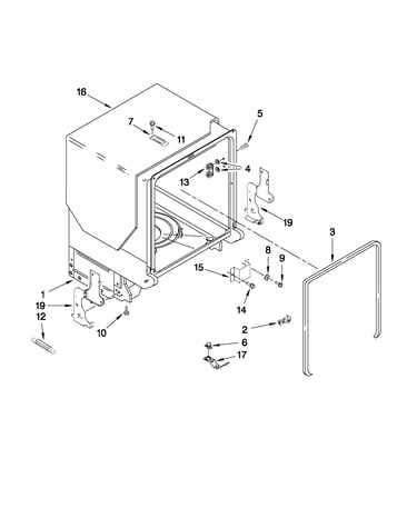 Tub and frame parts
