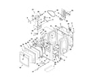 Maytag MEDB850WR1 cabinet parts diagram