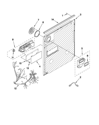 Inner door parts