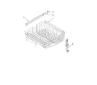 Maytag MDC4809AWB3 upper rack and track parts diagram