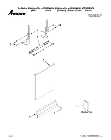 Door and panel parts