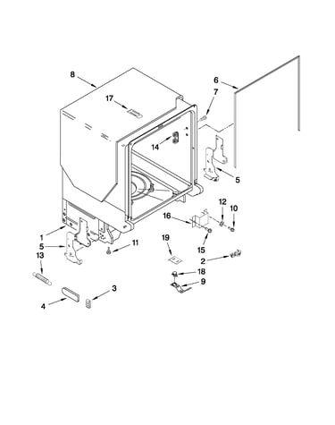 Tub and frame parts