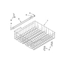 Upper rack and track parts